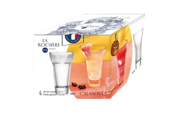 LA ROCHERE SET DE 4  646401